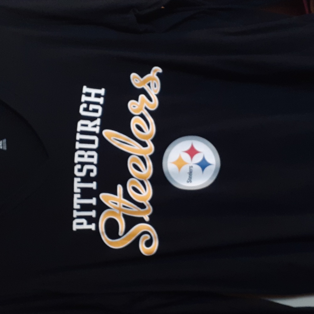 V-neck long sleeve  Pittsburgh STEELERS  T-shirt